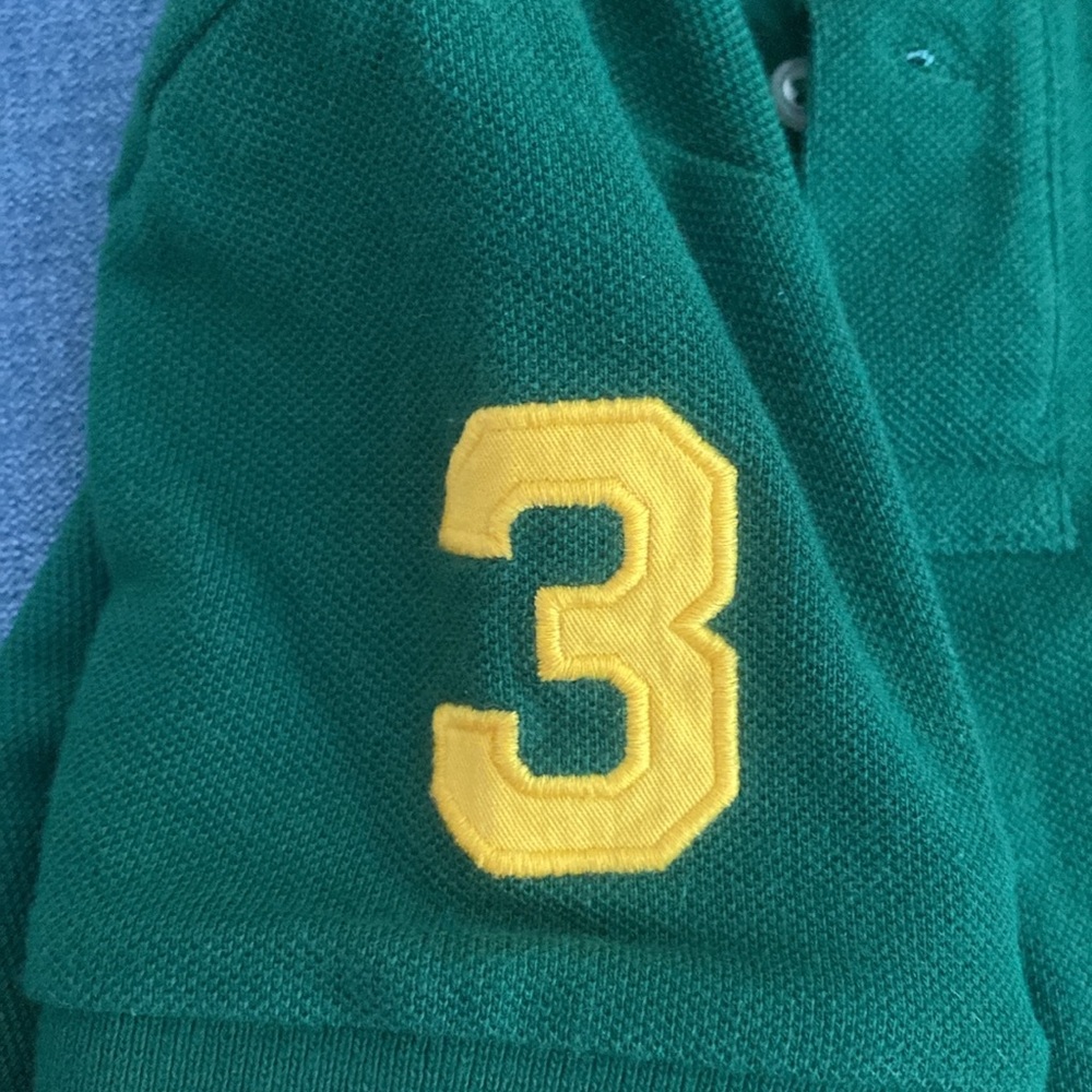 Green & Yellow Polo Shirt - Picture 3 of 3
